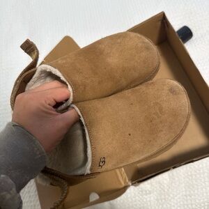 UGG Chestnut Suede Slip-Ons